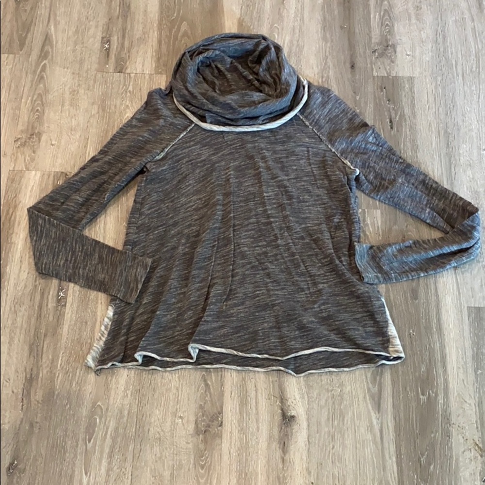 Woman’s cowl neck sweater